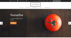 Desktop Screenshot of letsgrow.dk